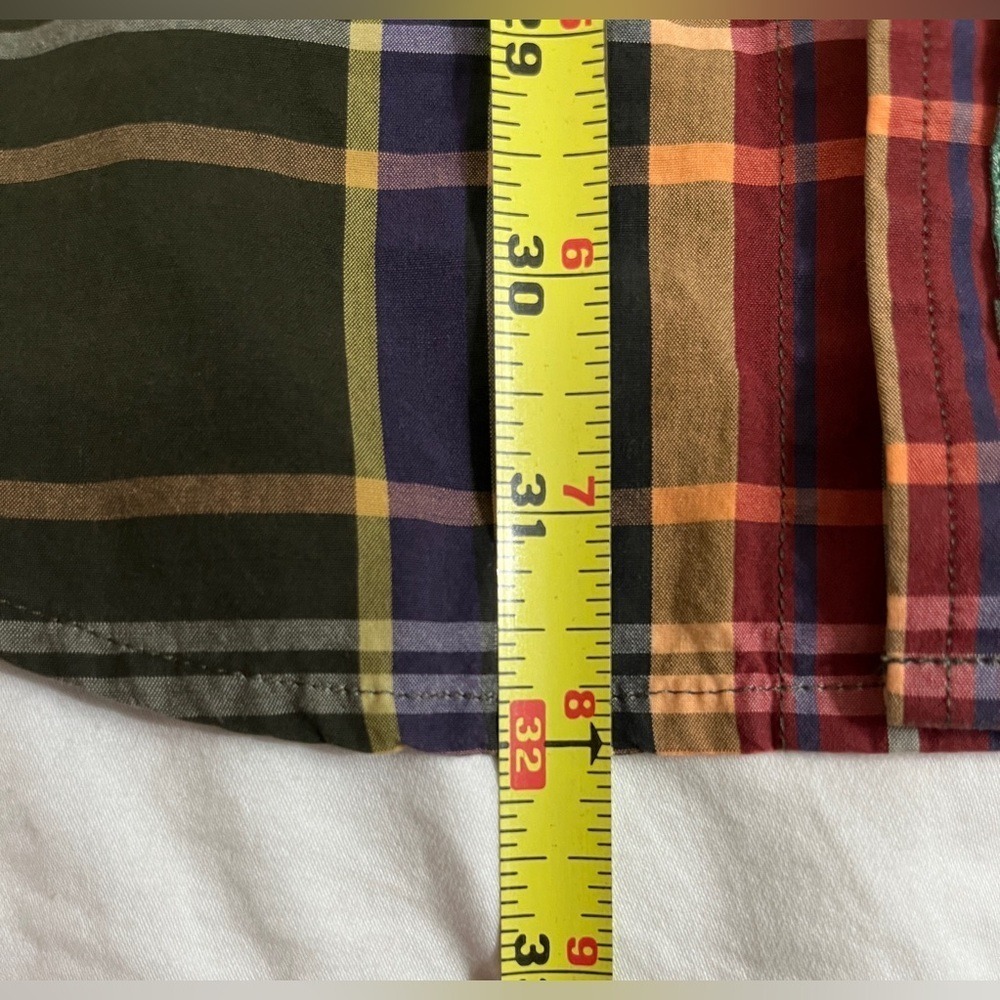 ORVIS Plaid Button Down Shirt Men Large Cotton Multicolor Long Sleeve Casual - Picture 6 of 9